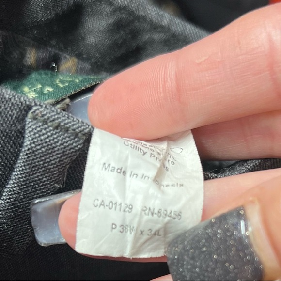 EUC- RALPH LAUREN MENS DRESS PANTS CHARCOAL GRAY SZ 36” x 34” - Picture 5 of 6